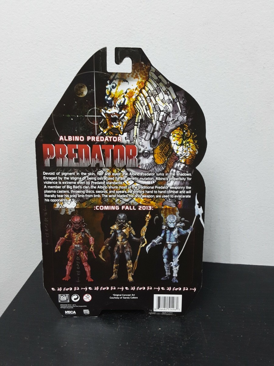 NECA COMIC CON EXCLUSIVE 2013 PREDATOR ALBINO PREDATOR ACTION