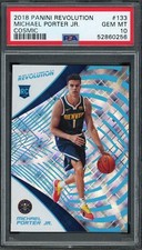 2018-19 Panini Revolution Michael Porter Jr. Cosmic Rookie RC #/100 PSA 10 POP15
