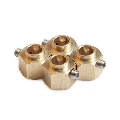 4PCS 12mm Wheel Hubs Hex Pins Adapter Heavy Duty Brass 5-20mm For 1/10 TRX4 TRX6 - Picture 9 of 20