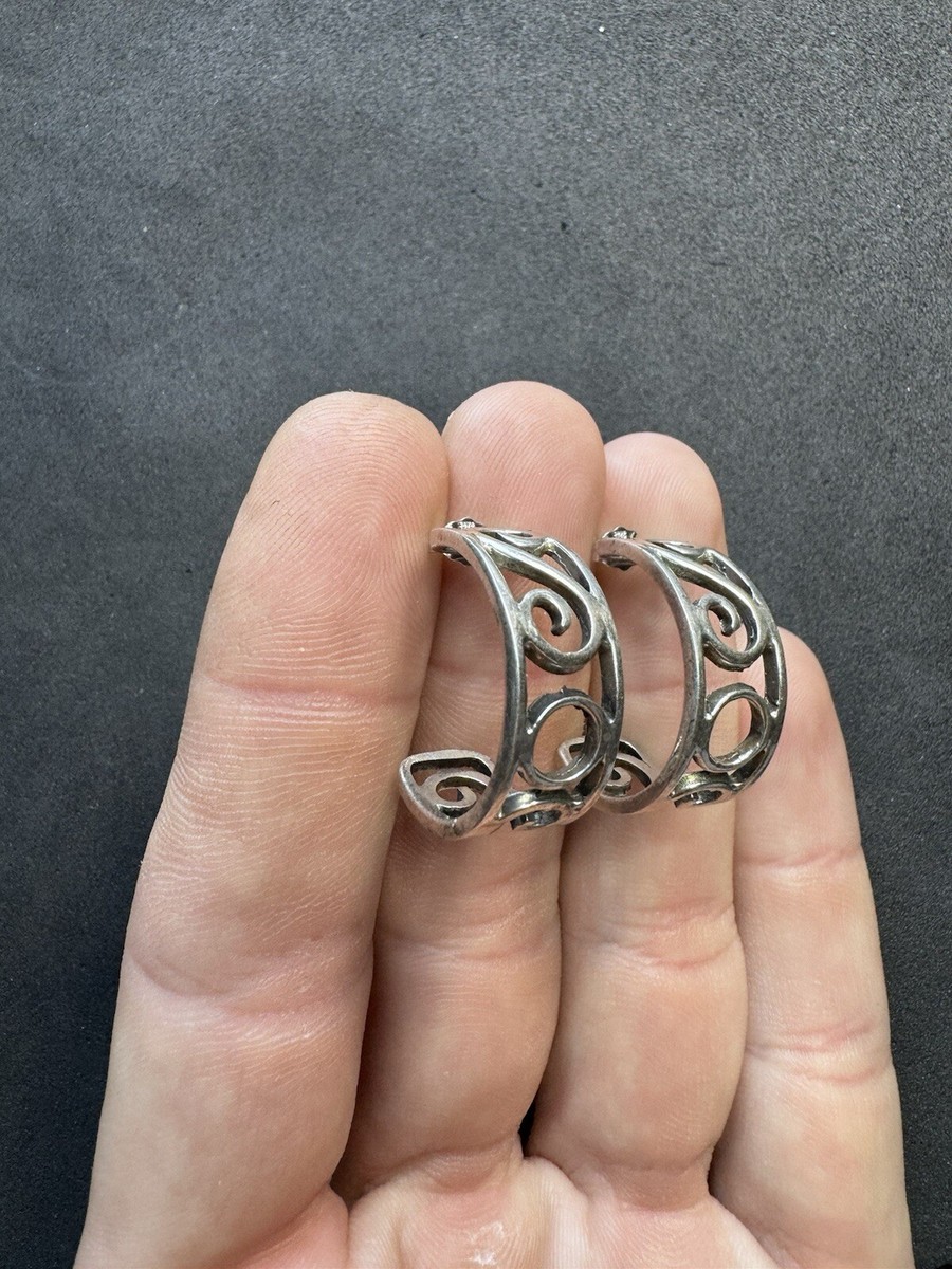 ピアス Swirl Hoop Earrings #7212 s-l400.jpg
