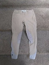 Tan Knee Patch Riding Breeches Symphony by Tredstep Size 26L Made in India