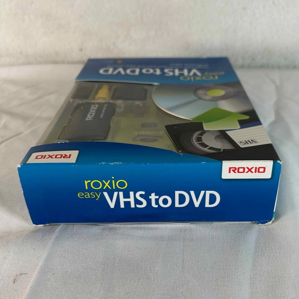 Roxio Easy VHS to DVD Video Capture USB Transfer VHS Hi8 V8 to PC New - Image 4 of 4