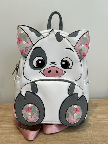 Disney Moana Floral Pua Footsie Cosplay Loungefly Backpack Bag