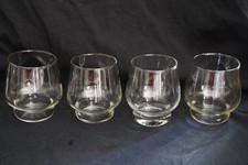 Four Superfest Schwenker Cognac glasses GDR 180ml Mitropa Tough German Glassware