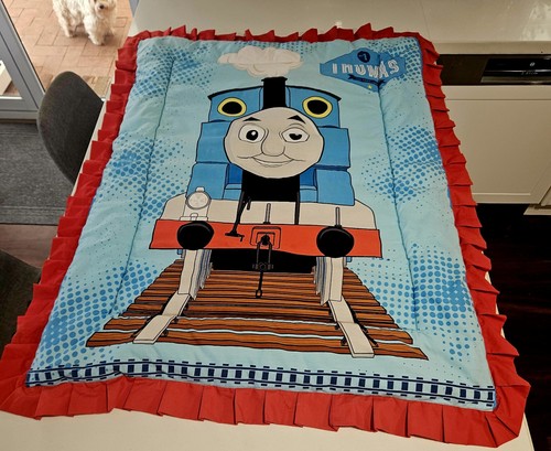 Thomas The Tank Engine Cot/Toddler Blanket Vintage 80's PERFECT CONDITION - Picture 1 of 5