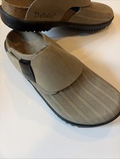 Betula Birkenstock Unisex Tan with Black Metal Buckle Sandals 40 EU 9 US Clog