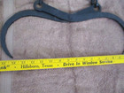 VINTAGE Rustic PRIMITIVE 16" Blackened Iron ICE BLOCK Hay Bale TONGS Meat Hook — photo 7