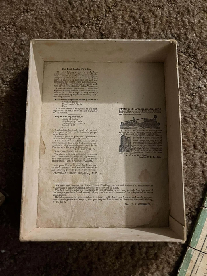 1883 Antique Double-Sided Wooden Puzzle – White Sewing Machine Ad & U.S. Map... - Image 4 of 4