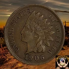 1906 Indian Head Cent Penny 1c Full LIBERTY VF Condition, Part Of History 🔥