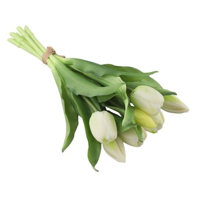 Künstliche Tulpen Konvolut mit 7 Tulpen Fake Tulpenstrauß für Hochzeitsdeko