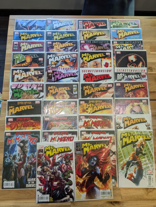 Ms. Marvel Comic Book Lot! Vol. 2 Lot Of 38 Issues, Marvel Comics, See Details