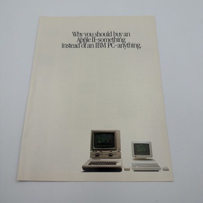 1984 Apple II Computer 8 Pages Vintage Print Ad Booklet | eBay