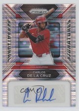 2024 Panini Prizm Sensational Signatures Pulsar /199 Carlos De La Cruz Auto 11b4