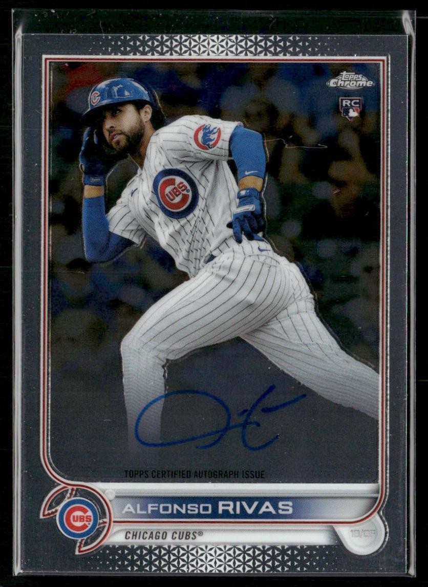 2022 Topps Chrome #RA-AR Alfonso Rivas Rookie AUTO