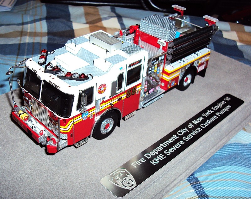 FIRE REPLICAS FR-029-58 KME SEVERVE SERVICE CUSTOM PUMPER, FDNY E-58