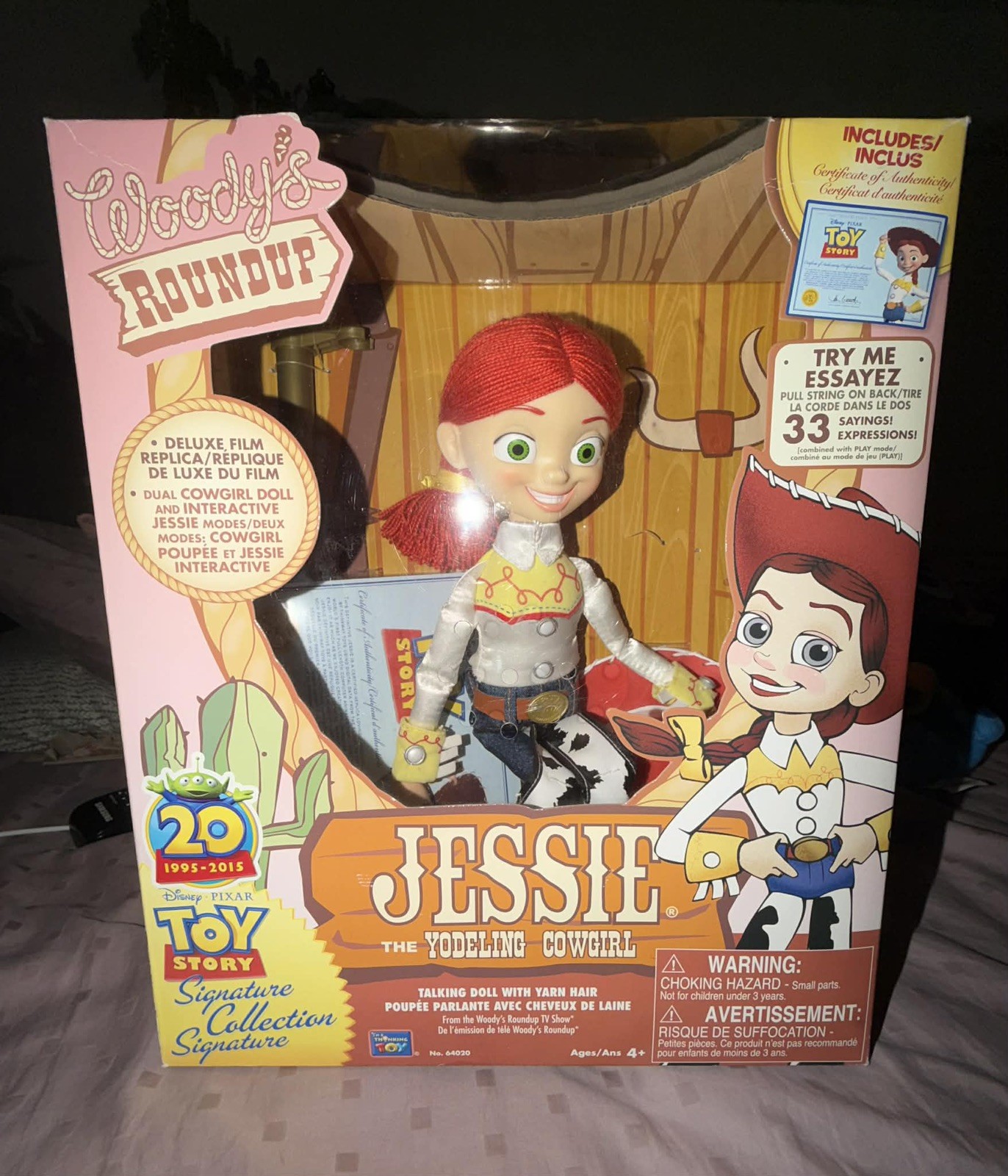 Jessie the Yodelling Cowgirl Signature Collection ToyStory 20th Anniversary Rare
