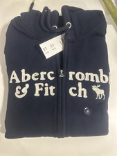Abercrombie  Fitch Ladies Casual Hoodies Navy Long Sleeve M