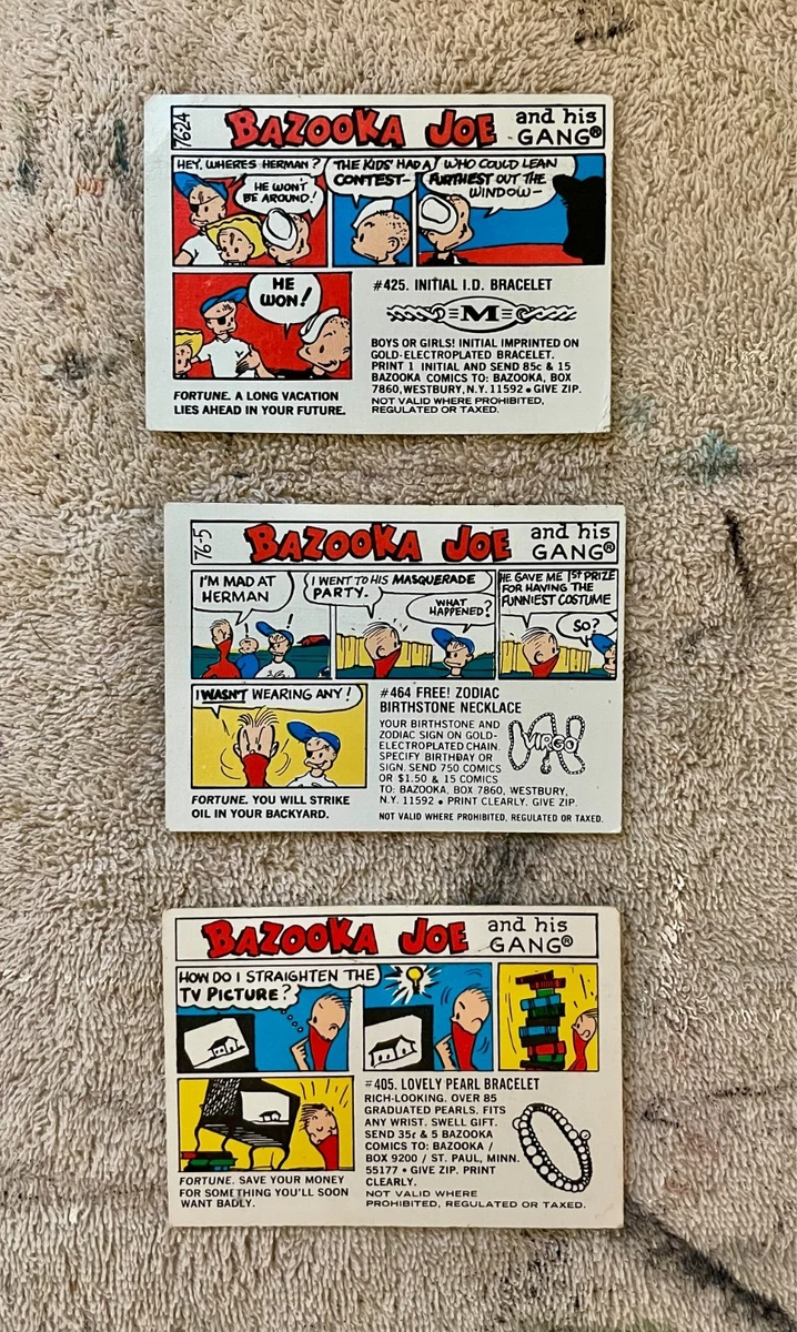 ダンガン爆走ライセンスカード ダンガン爆走ライセンスカード Bazooka Joe Comics In Vintage Non
