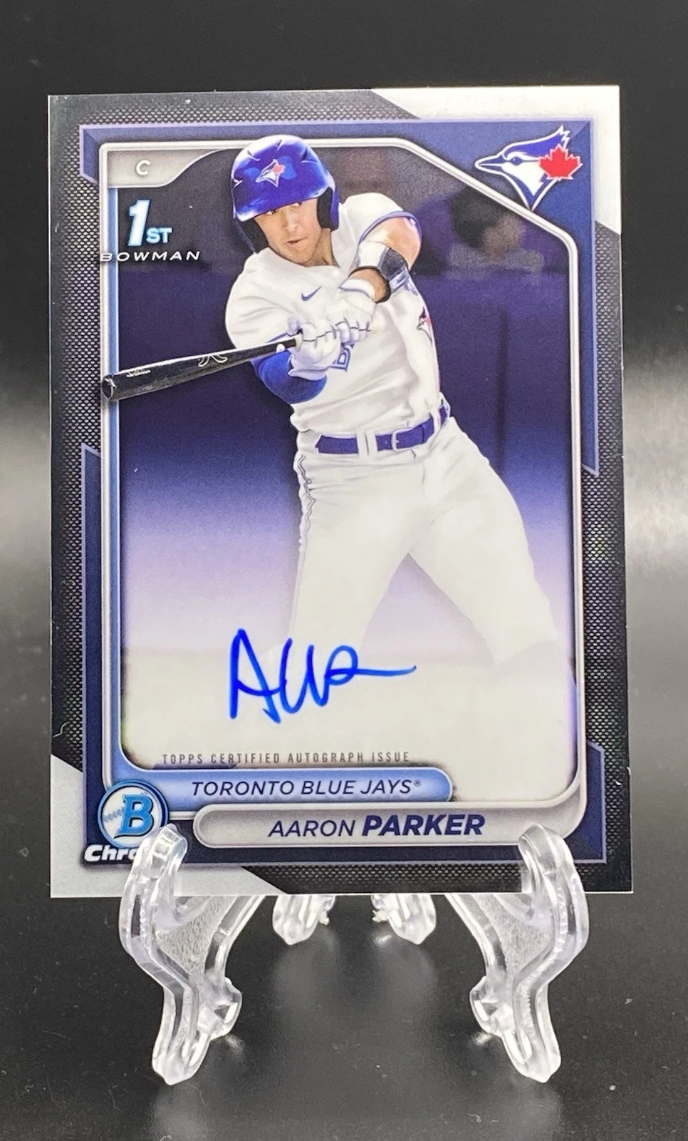 2024 Bowman Draft - Chrome Prospect Autographs Aaron Parker 1st #CPA-AP