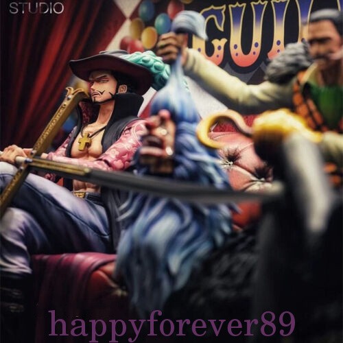 Estatua de resina BT Studio One Piece Cross Guild pedido anticipado Sir Crocodile Mihawk 1/6