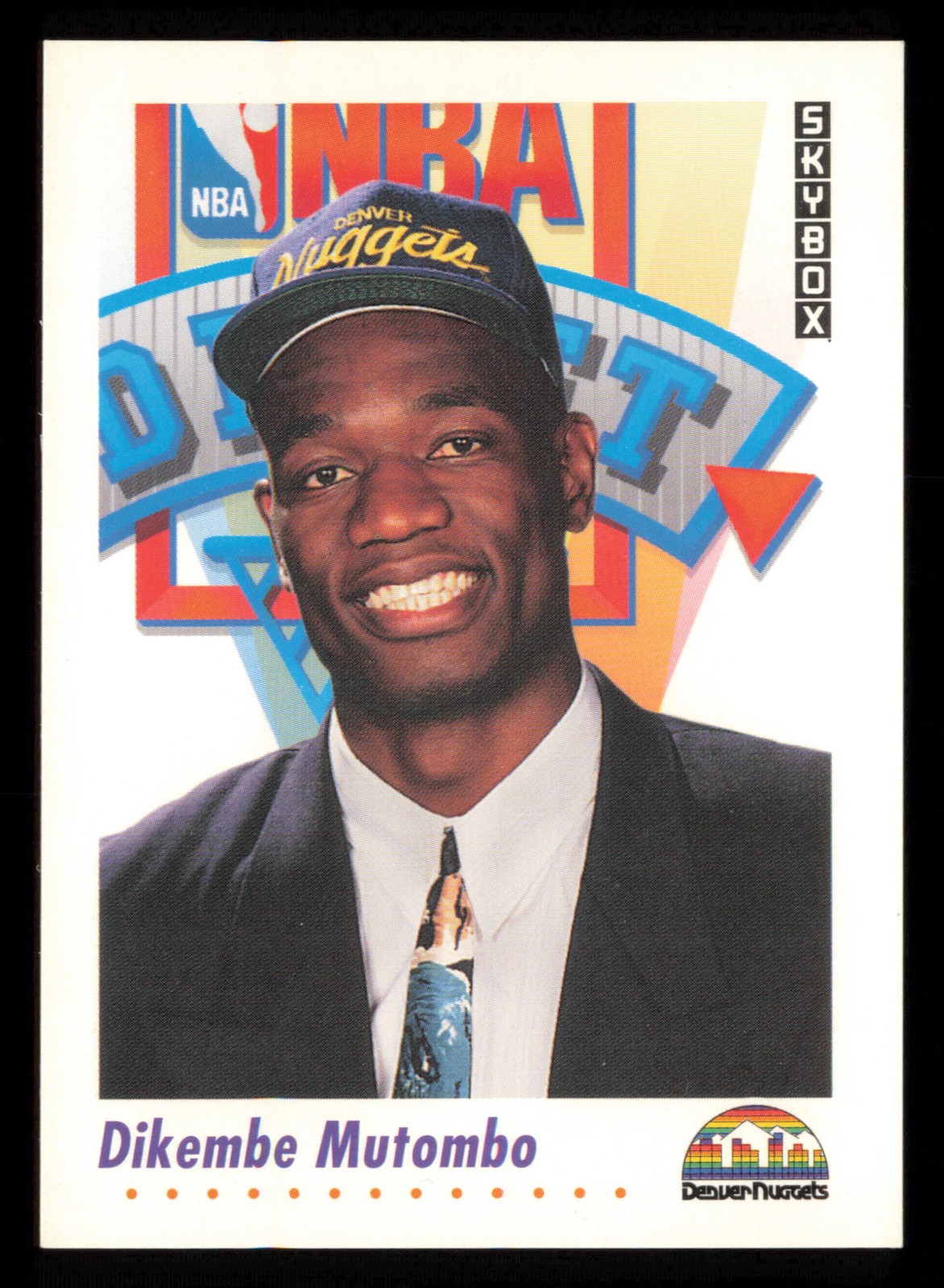 1991-92 SkyBox #516 Dikembe Mutombo