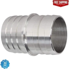 ICT Billet 1-1/2" to 1-1/2" Inch Hose Barb Splice Coupler Repair Mend Fitting Ad