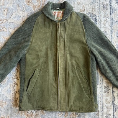 Vintage 50s McGregor Suede Green Men