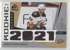 2021 SP Game Used Rookie Relics Blends Jumbo Jerseys Benoit-Olivier Groulx z7d