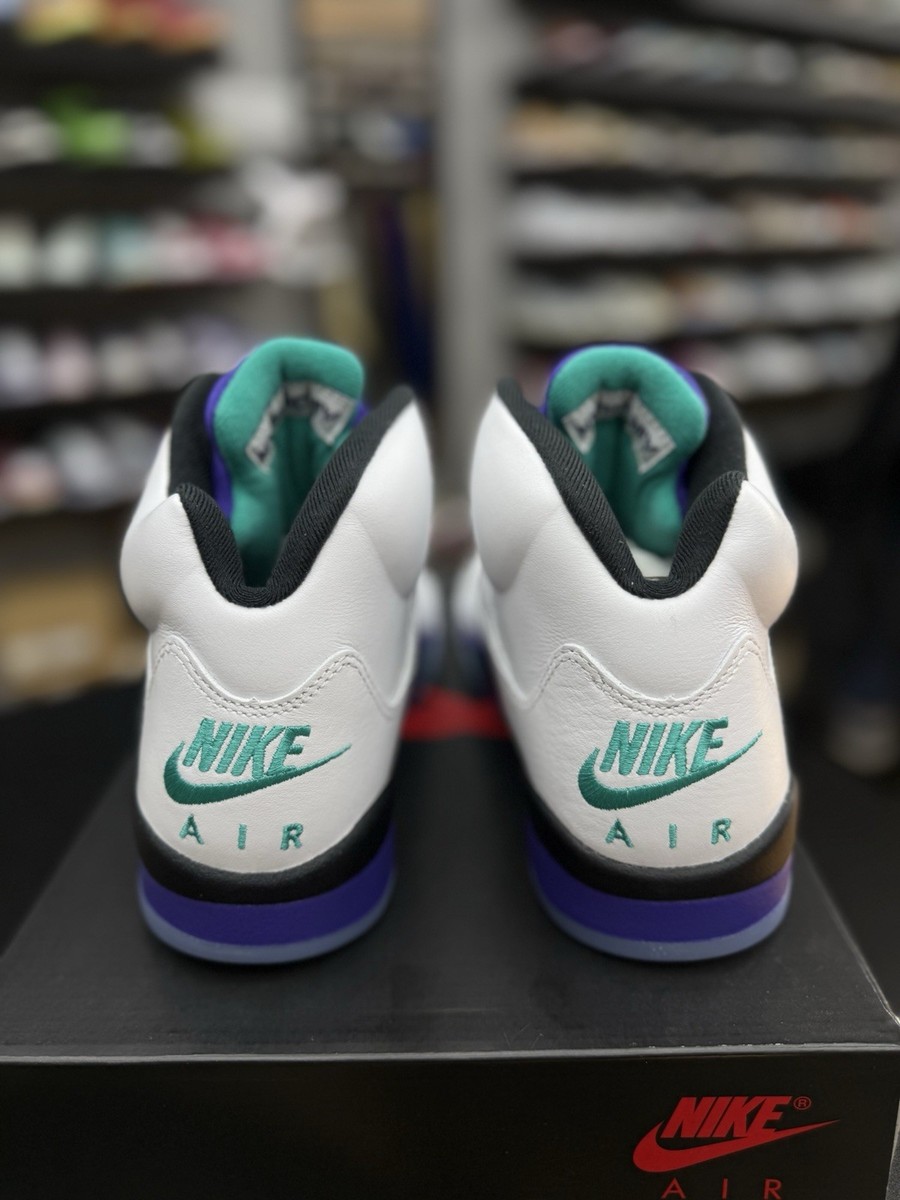 Size 10 - Air Jordan 5 Retro 2025 Grape (HQ7978-100) Authentic