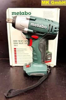 Metabo SSW 18 LT Cordless Impact Wrench 18V 1/2" 210Nm SSW18 LT SOLO