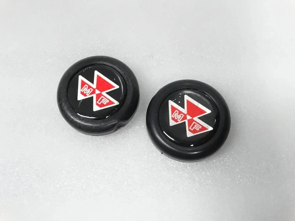 2x Tapa central del volante para tractor Massey Ferguson 165 168 175 178 185 188 Foto 2 de 4