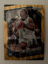 2025 PANINI TERESA EDWARDS GOLD PRIZM 8/10 WNBA