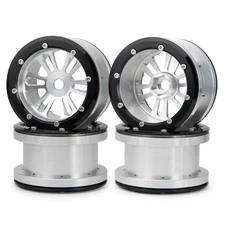 AXSPEED 2.2Inch Alloy Metal Beadlock Wheel Rim Hubs 40Mm Thickness for Axial Wra