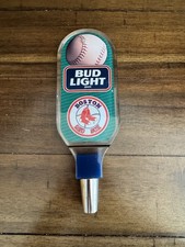 Bud Light Boston Red Sox Beer Tap Handle Logo Bar Kegerator Man Cave Used