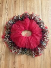 Dansco sparkly red gold ballet dance tutu adult medium