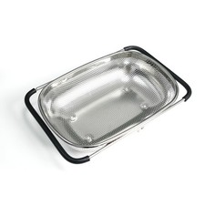 GREATLINK Over Sink Expandable Colander - Fine Mesh Strainer Basket with Exte...