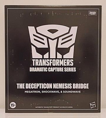 Transformers Dramatic Capture Nemesis Bridge Megatron Shockwave Soundwave SEALED
