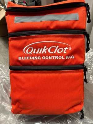 QuikClot Bleeding Control Bag 548 Fully Stocked New For Training See Description