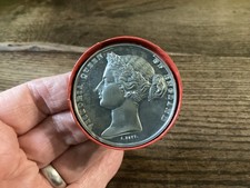 VF/EF QUEEN VICTORIA UNIVERSAL EXHIBITION OF LONDON 1862 MEDAL-orig case (8964)