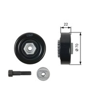 Spannrolle Keilrippenriemen Drivealign™ Gates T36408 FüR Chevrolet M300 T250 LPG