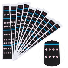 Violin Fretboard Stickers Reusable PVC Finger Guide Assorted Colors