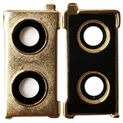 Camera Lens Glass + Adhesive For Xiaomi Mi 6 + Gold Embellisher Mi6