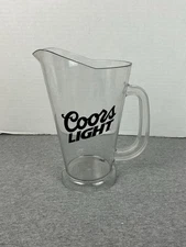 Coors Light Plastic Beer Pitcher Barware Man Cave Party Drinkware
