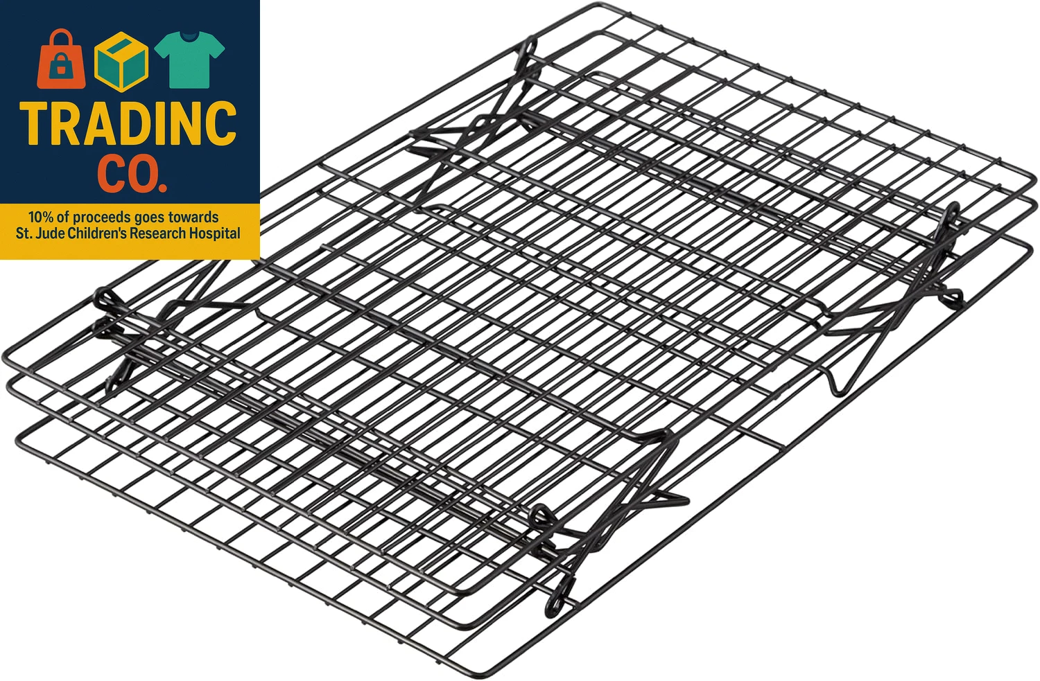 Excelle Elite 3-Tier Cooling Rack for Cookies, Cake and More - Cool Batches of C
Opens in a new wind
