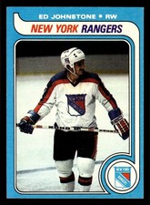 1979-80 Topps Ed Johnstone #179 - New York Rangers - EX