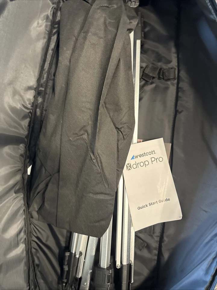 Kit Westcott X-Drop Pro + Telón de fondo gris 8x13 pies Foto 4 de 4