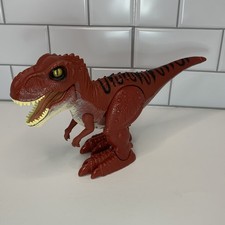 ZURU Robo Alive Attacking T-Rex Red Dinosaur Robotic Pet Works