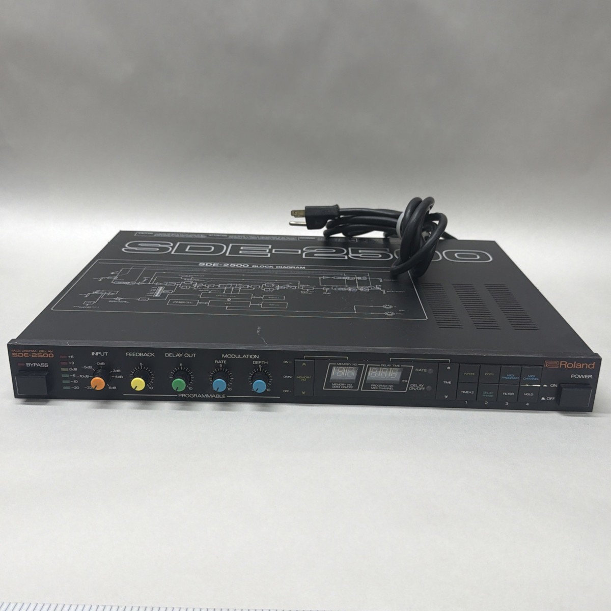 Roland SDE-2500 MIDI Digital Delay Effect Signal Processor Japan