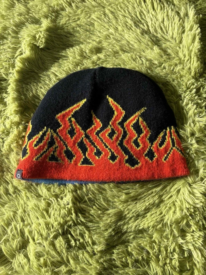 De colección Y2K Empyre Reversible Llama Gorro Patinador Grunge!!!! Foto 3 de 4