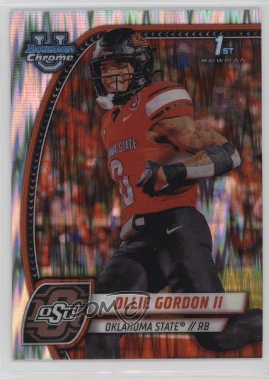 2024 Bowman U Chrome Stealth Refractor Ollie Gordon II #197
